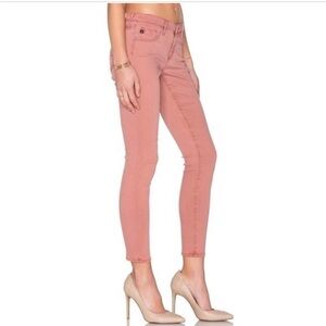 Adriano Goldschmied - pink super skinny ankle jeans. Size 26 R.The legging ankle